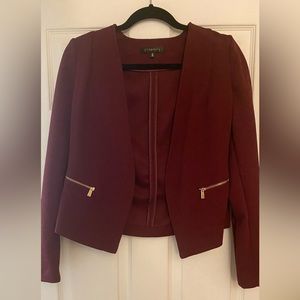 SOLD - Dynamite burgundy blazer